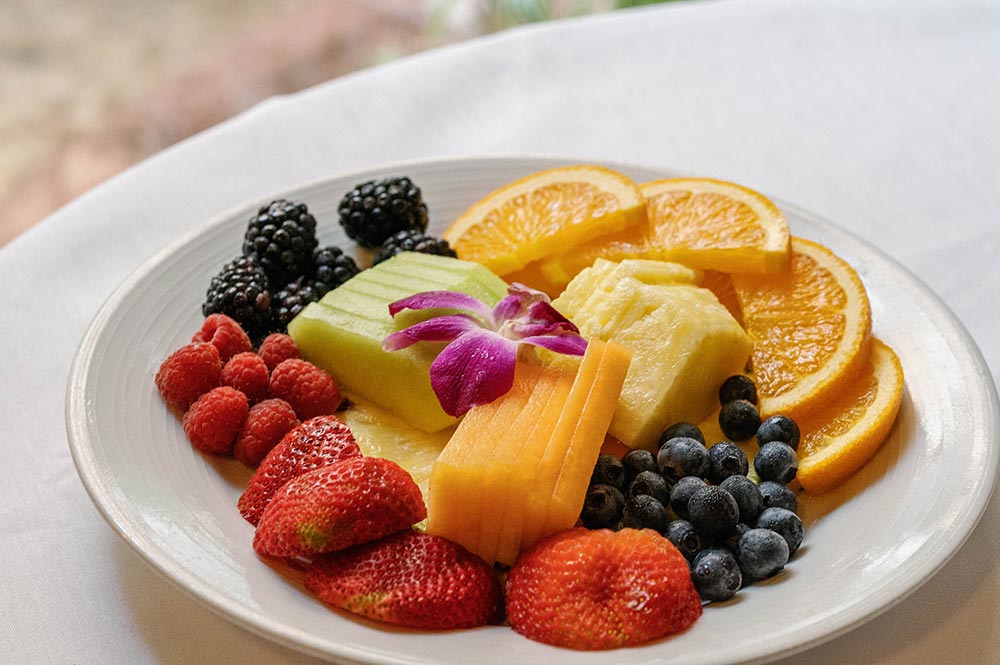 Biltmore Hotel Miami-Coral Gables Dining Fontana Breakfast Fruits