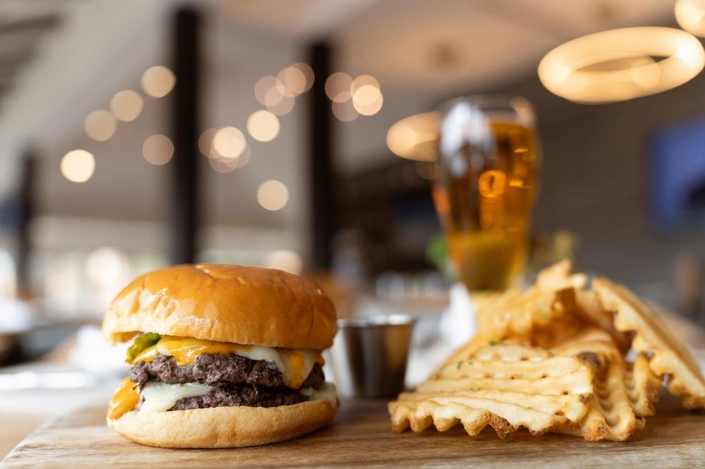 Fairways Double Double Smash Burger