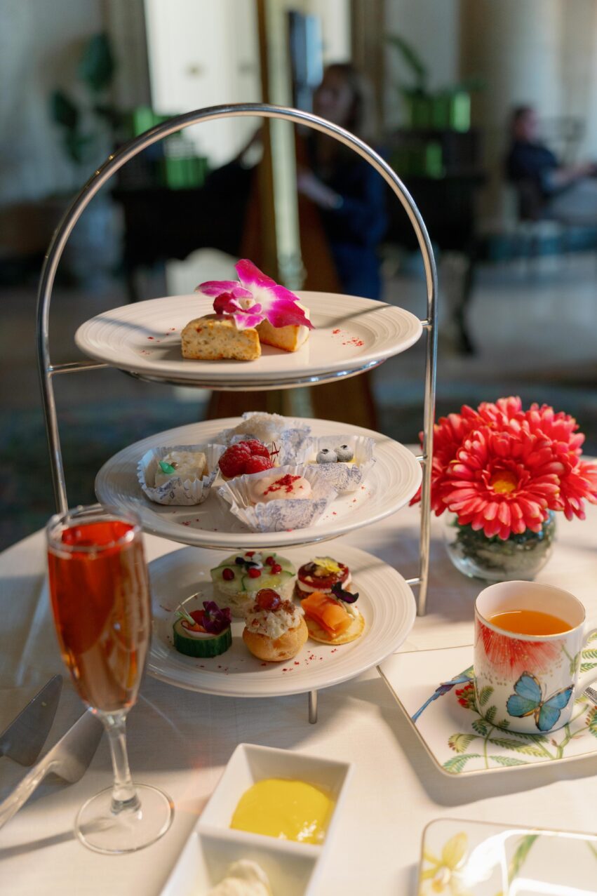 Mothers Day Afternoon Tea At The Biltmore Hotel Miami Coral Gables With Rose And Elegant Bites
