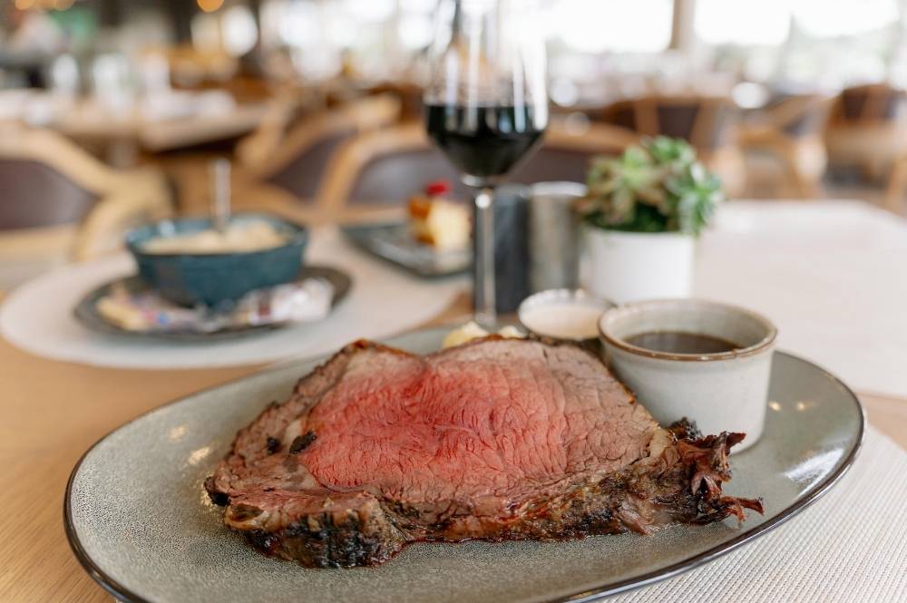 Prime Rib Dinner Special At Fairways Restaurant Miami At The Biltmore Hotel Coral Gables