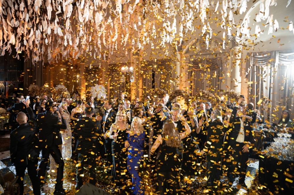 The Biltmore Hotel Miami Coral Gables Centennial Gala Confetti Celebration